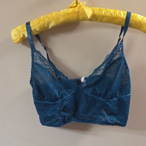 Aerie Teal Lace Bralette